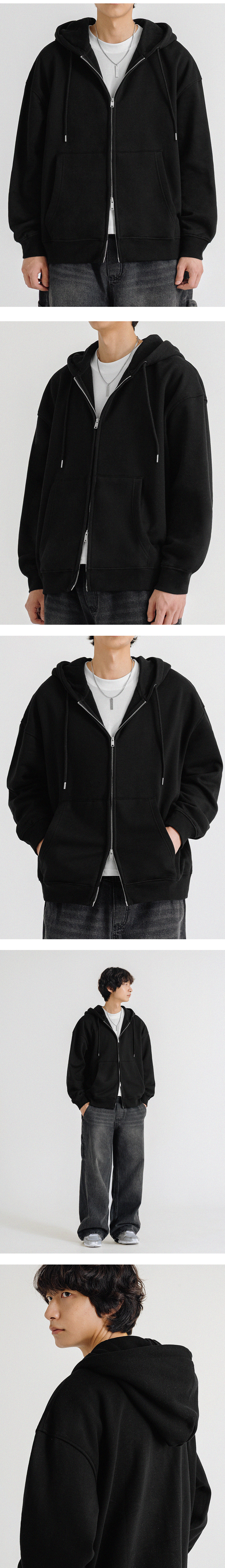 ②hamu DOUBLE BOLD FOX HEAD HALF ZIP COMFORT SWEATSHIRT | Maison